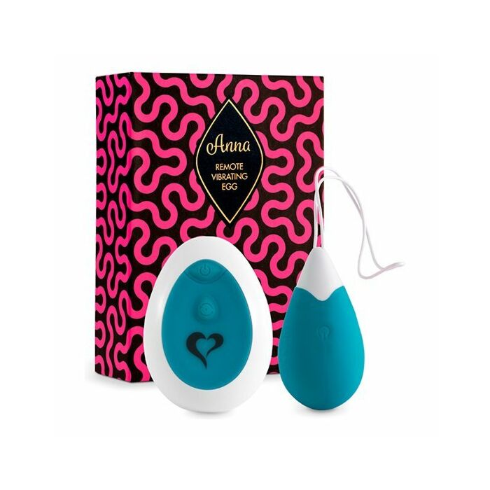 Feelztoys - anna vibrating egg remote deep green