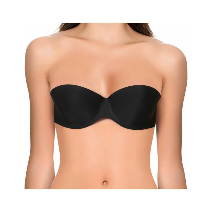 Set de 3 uds. invisible bra strapless autoadhesivo  - color negro