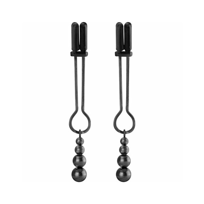 Teasing nipple clamp - black