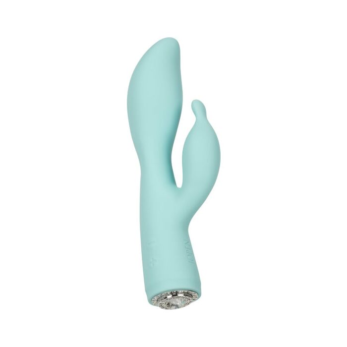 Pave Victoria Double Rampant Bunny - Pastel Green