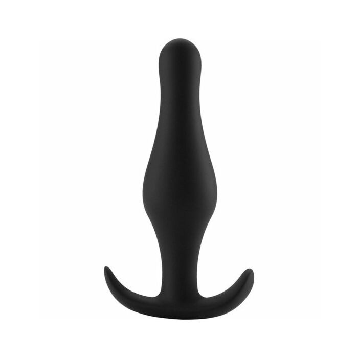 Butt plug with handle - medium - black