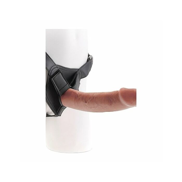 Strap-on harness w/ 9 inch cock - tan
