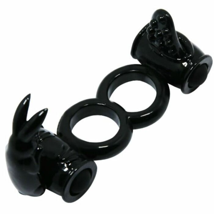 Baile sweet ring double ring with double rabbit
