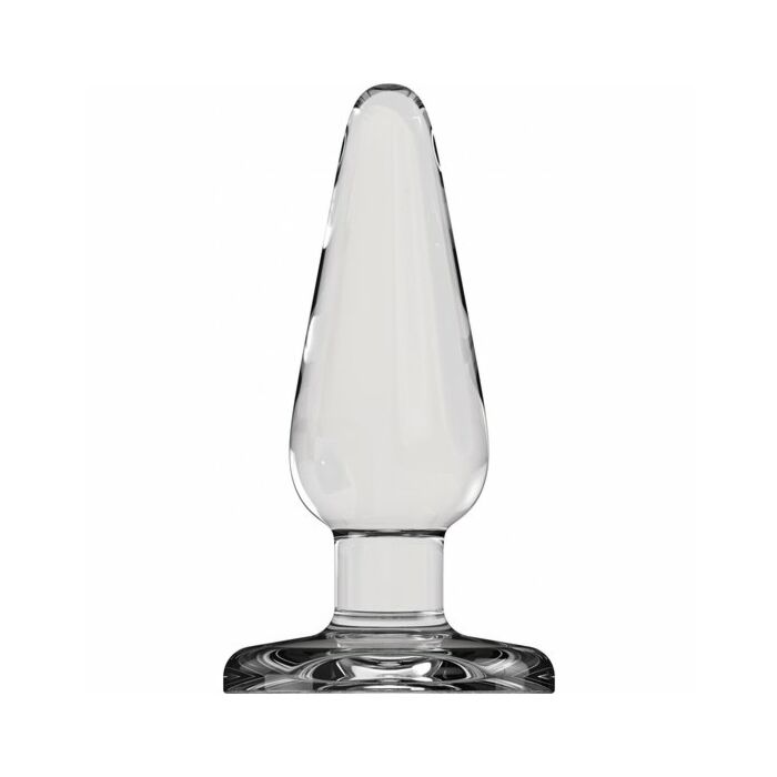 Butt plug - basic - 5 inch - glass