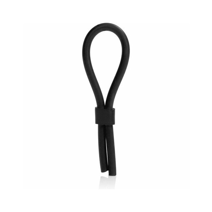 Silicone stud lasso black