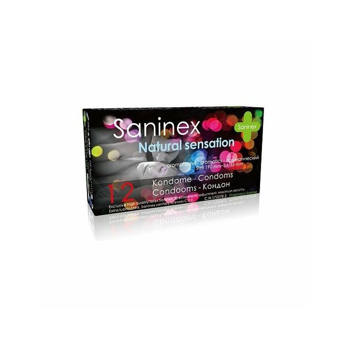 Saninex condoms natural sensation 12 units