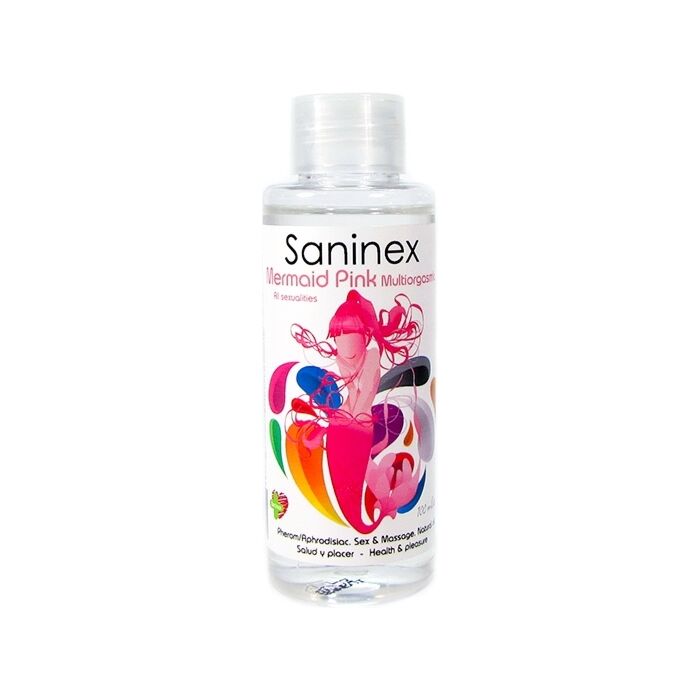 Saninex mermaid pink multiorgasmic - sex & massage oil  100ml