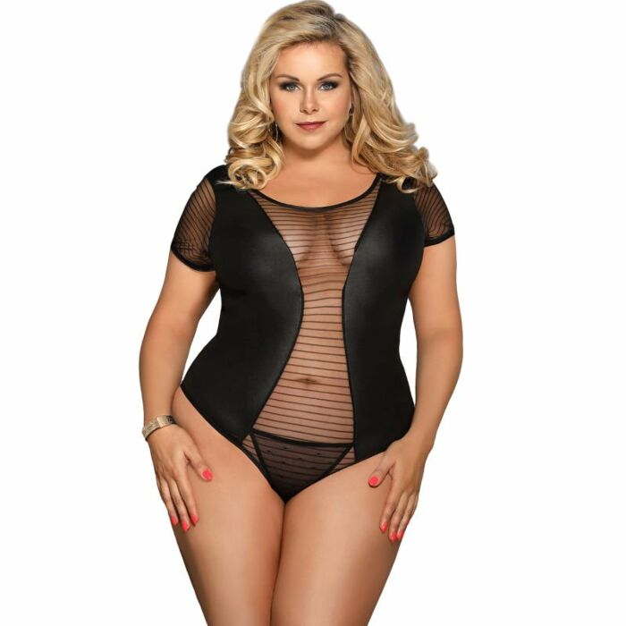 Seductive Regal Short Sleeve Teddy Fetish