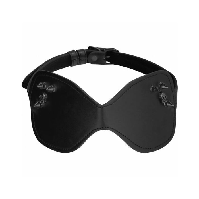 Ouch! skulls and bones - large eye mask with skulls & spikes - b