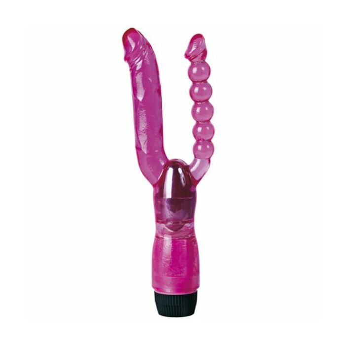 Xcel double penetrating vibrator purple