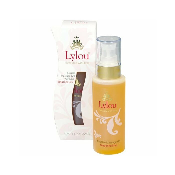 Lylou kissable massage gel warming tangerine lime