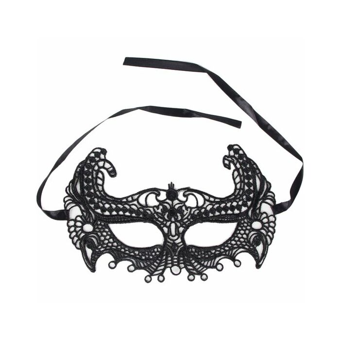 Antifaz domina negro