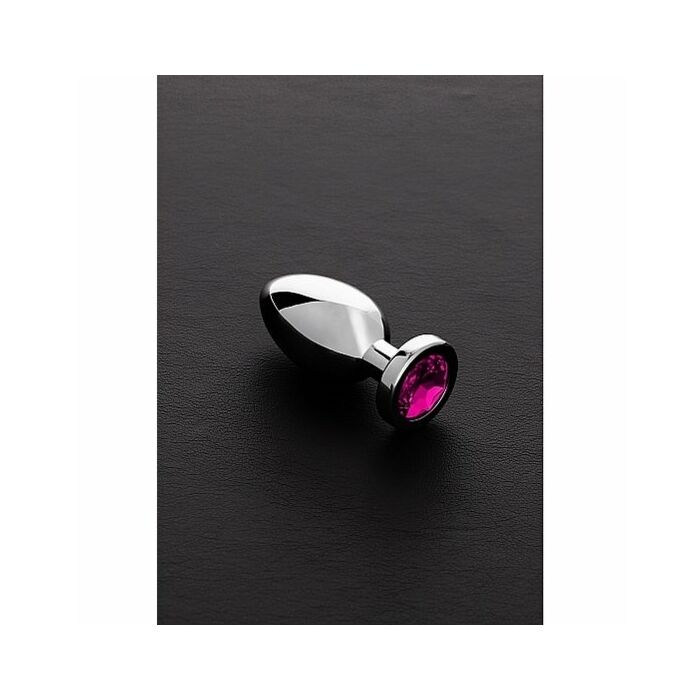 Jeweled butt plug pink - small