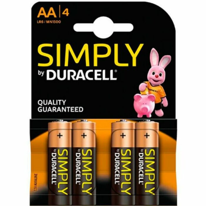 Duracell basic battery aa lr6 4units