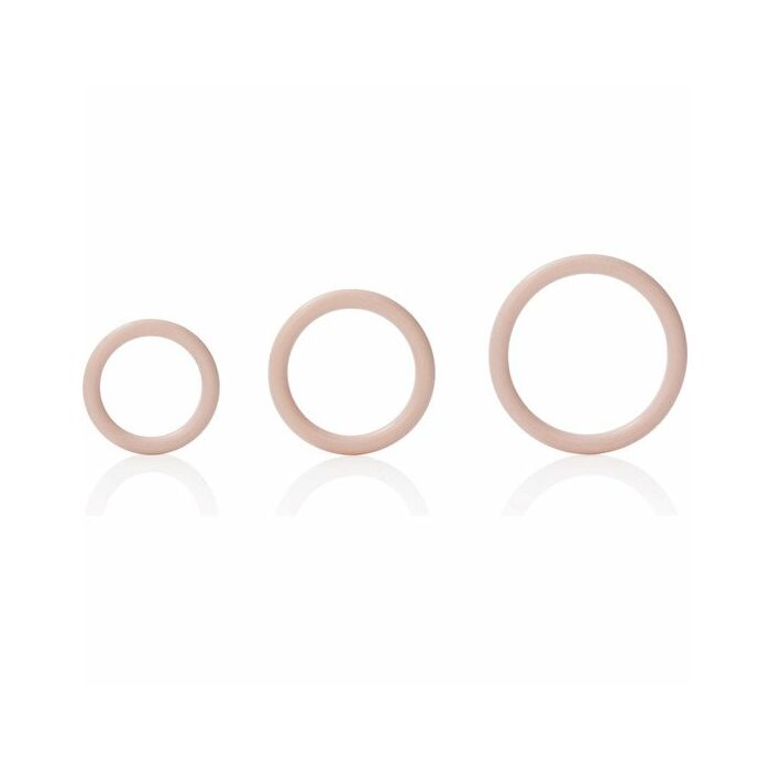 Silicone support rings ivory