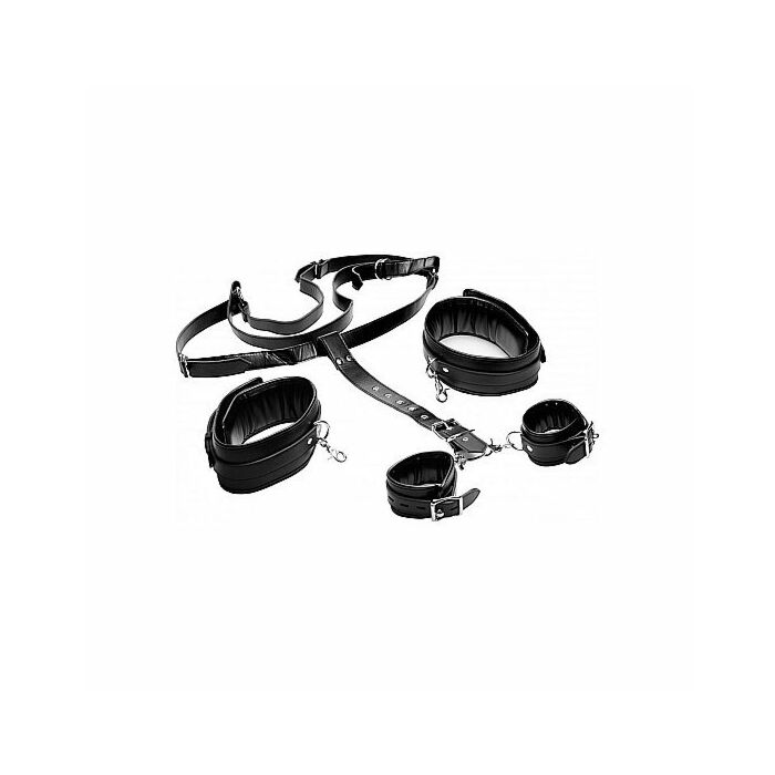 Thigh sling with wrist cuffs