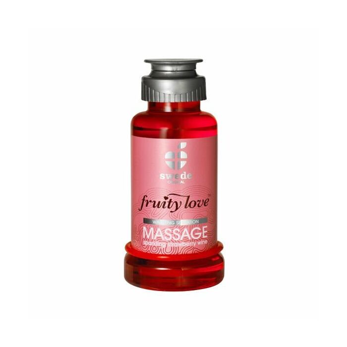 Fruity love massage cream strawberry wine 100 ml.
