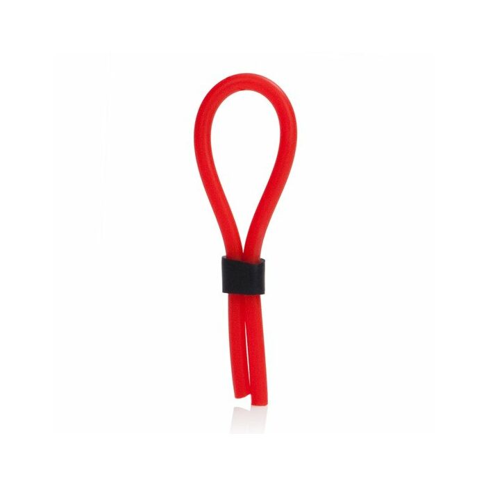 Silicone stud lasso red