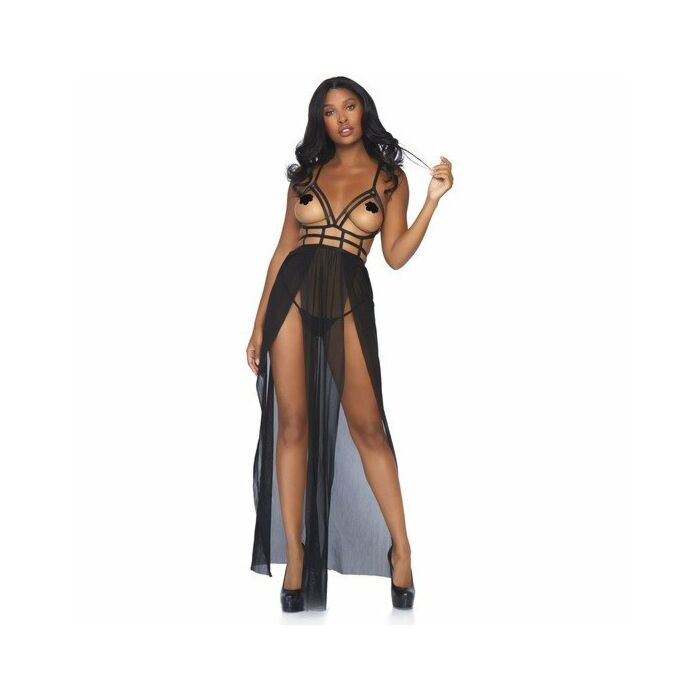 Leg avenue cage maxi dress and thong s/m