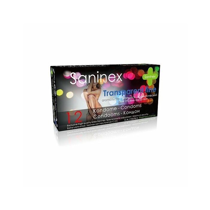 Saninex condoms ultra thin 12 units