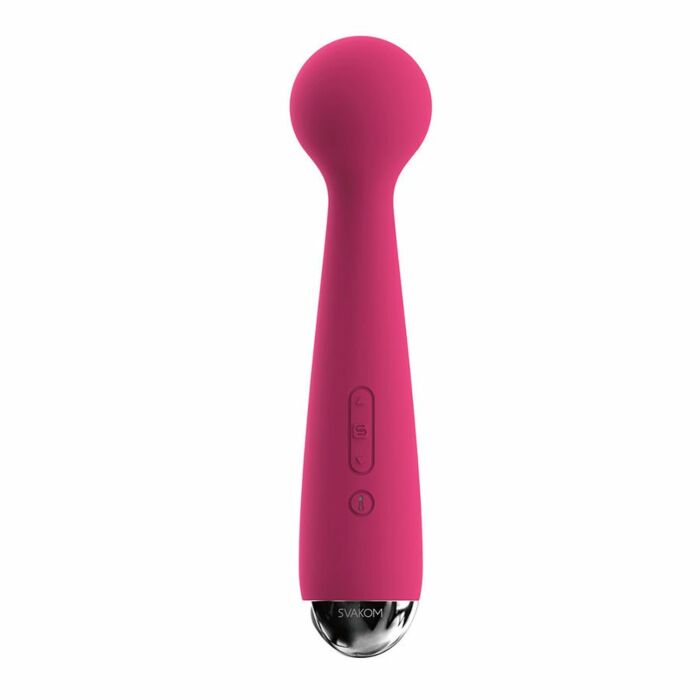 Svakom emma heatin wand massager plum red