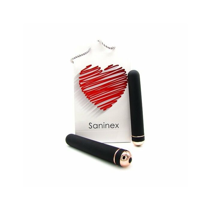 Saninex orgasmic elegance - black and gold 18 cm