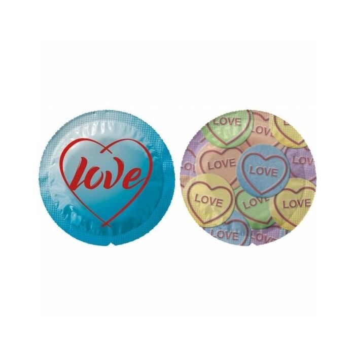 Exs - love hearts - 100 pack