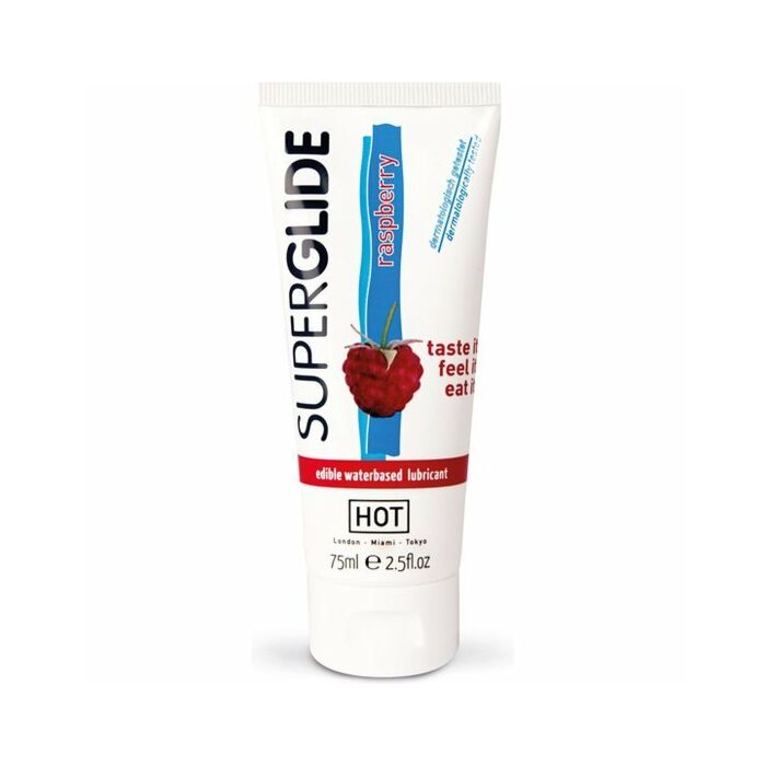 Hot superglide edible lubricant raspberry
