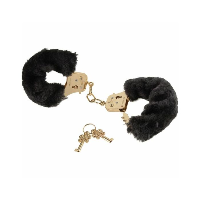 Plush Gold Handcuffs