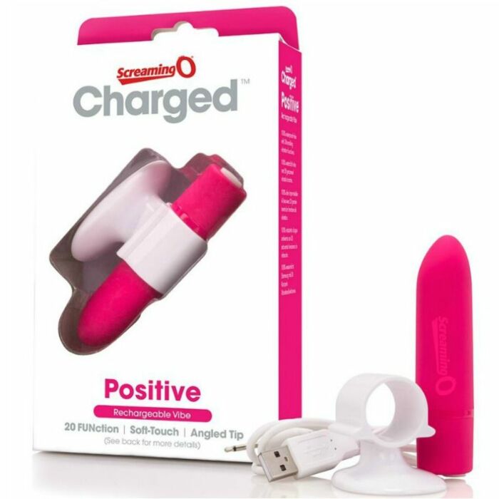 Screaming o rechargeable massager - positive - pink