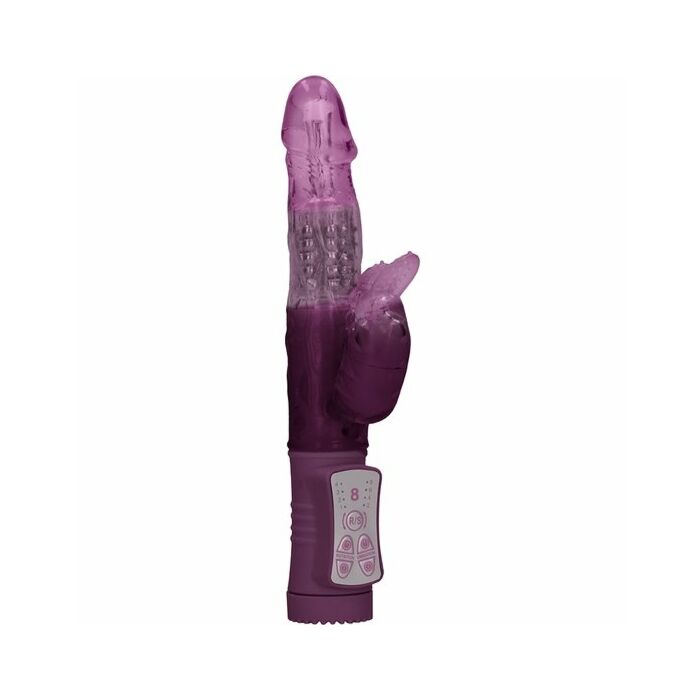 Rotating beaded beetle vibrator - purple