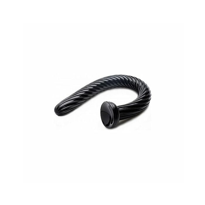 Hosed 19 inch spiral anal snake - black