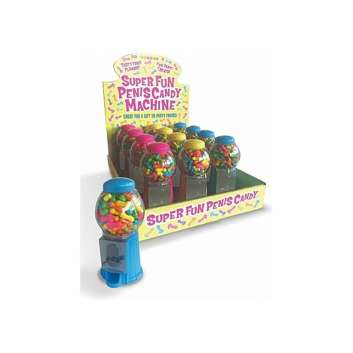 Super fun penis gumball machine - display of 12