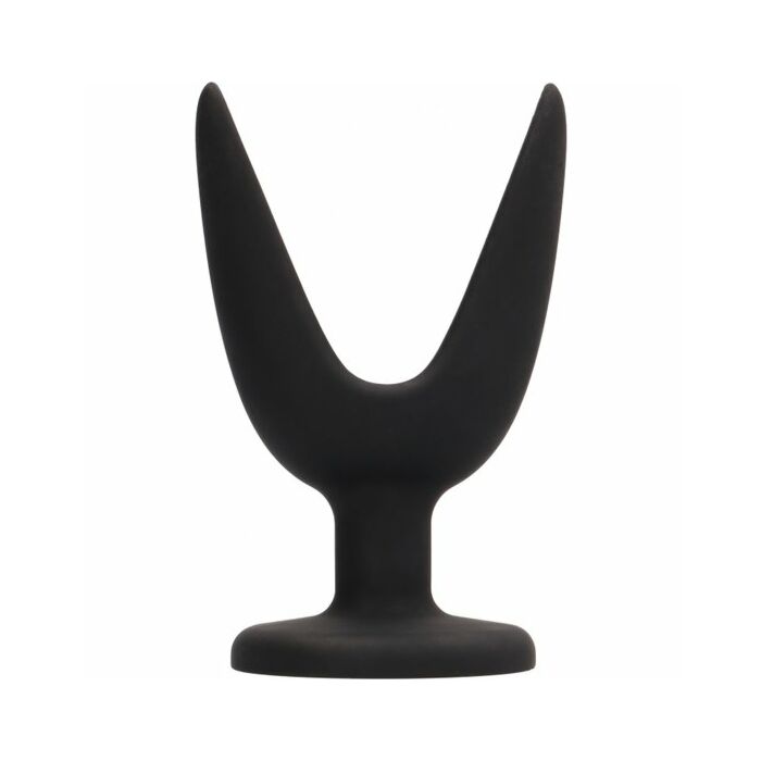 Butt plug - split 1 - 4 inch - black