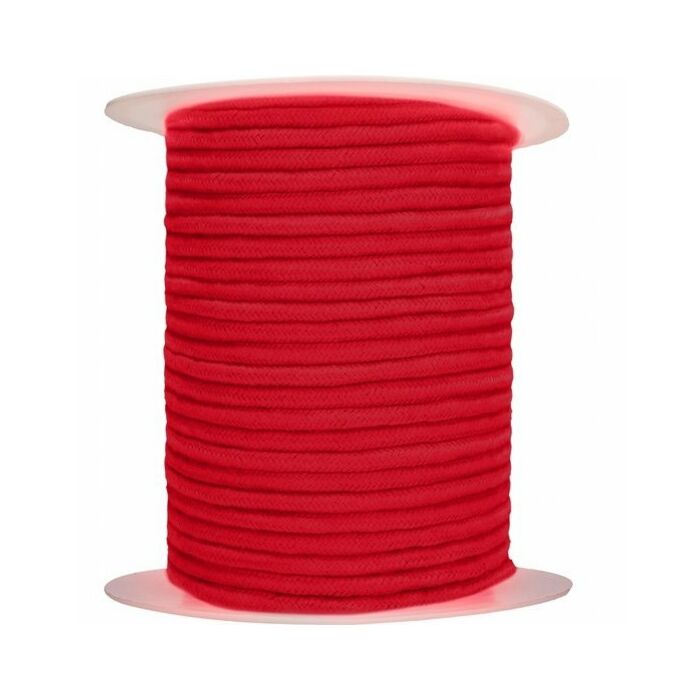 Bondage rope - 100 meters red