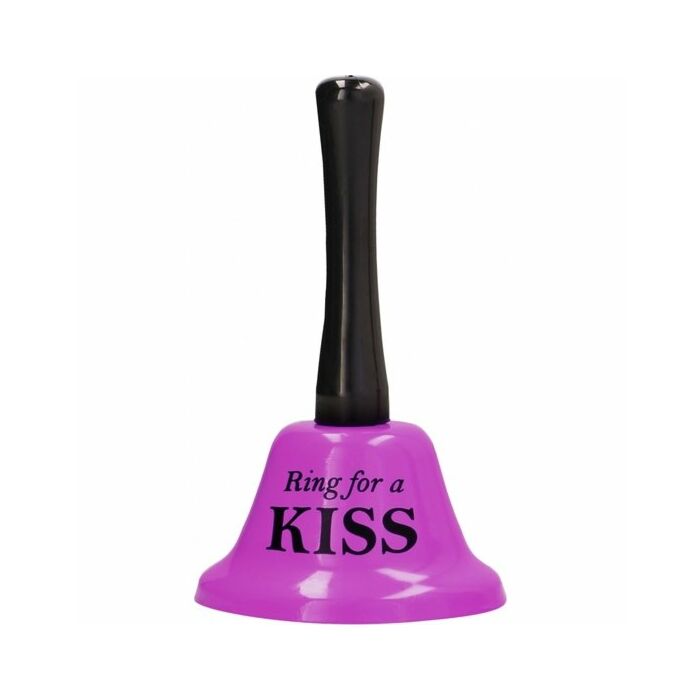 Ring for a kiss - large bell - purple