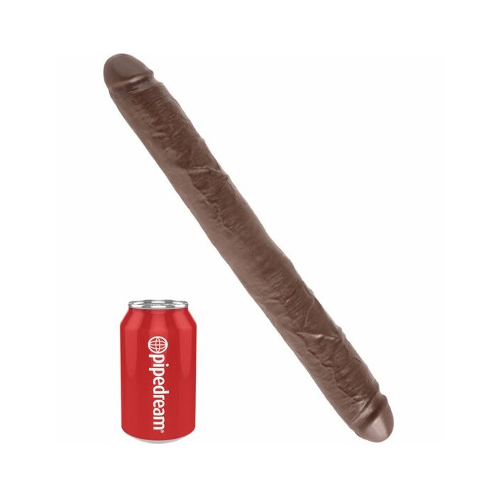 King cock 16 inch thick double brown