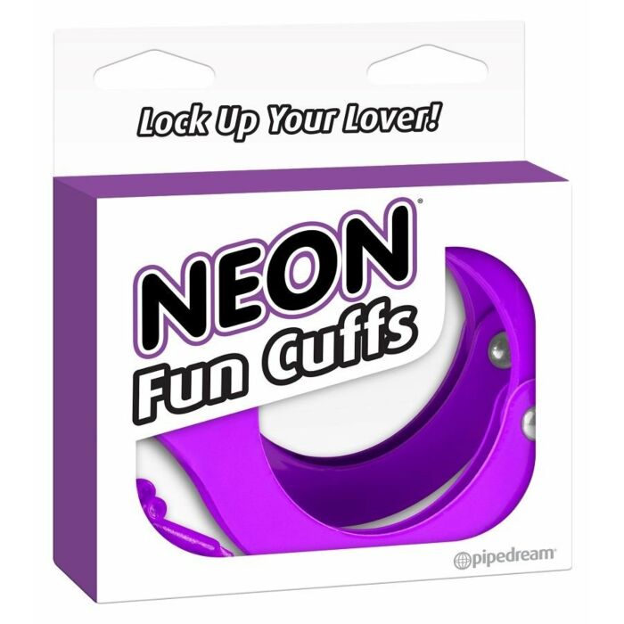 Neon fun cuffs purple