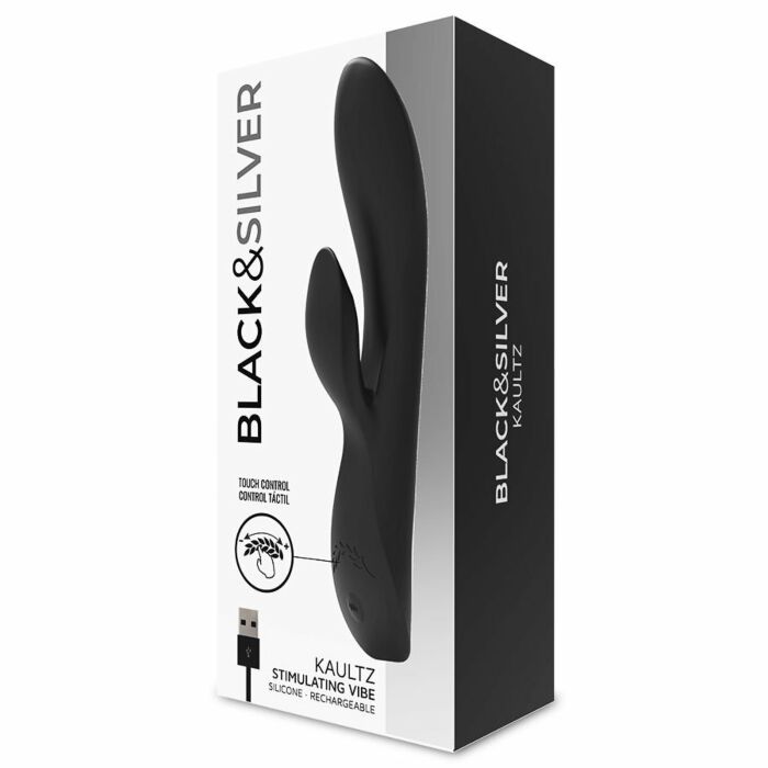 Black & silver kaultz vibrator touch control