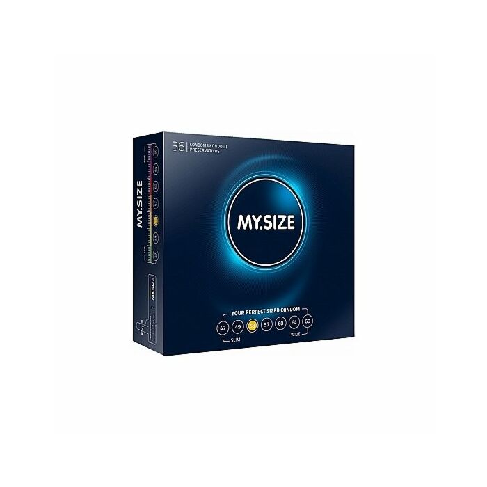 My size natural latex condom 53 width 36 pcs