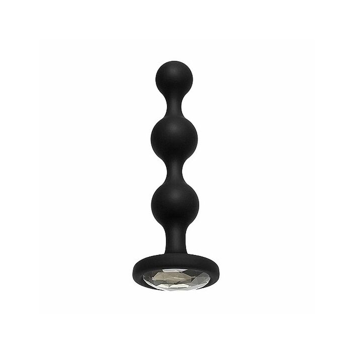 Booty bling - wearable silicone beads - silver