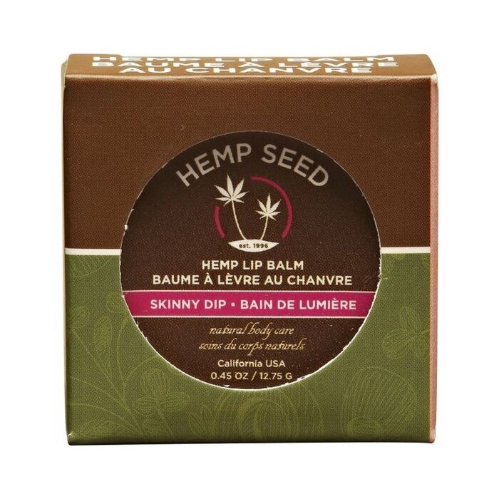 Earthly body skinny dip lip balm pot