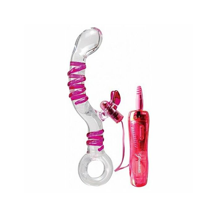 Icicles number 16 hand blown glass massager