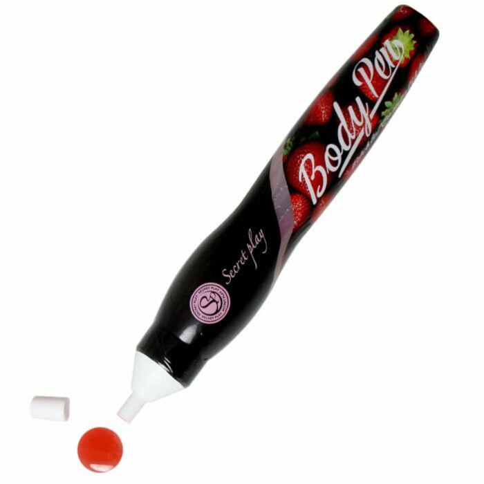 Body pen edible strawberry