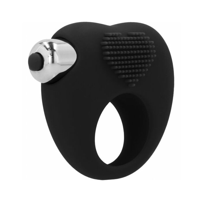 Aubin vibrating cockring - black