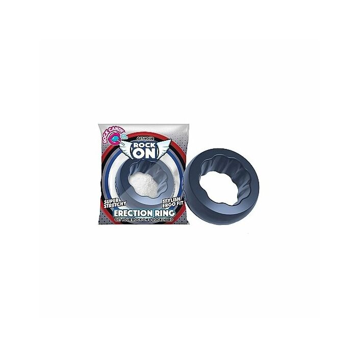 Rock on ring - slate grey