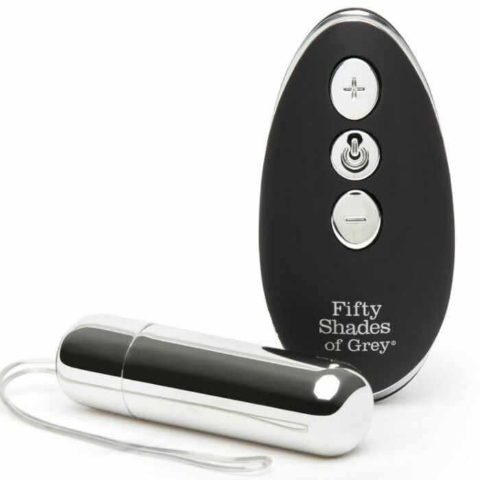 Fifty shades of grey relentless vibrations remote control bullet vibrator