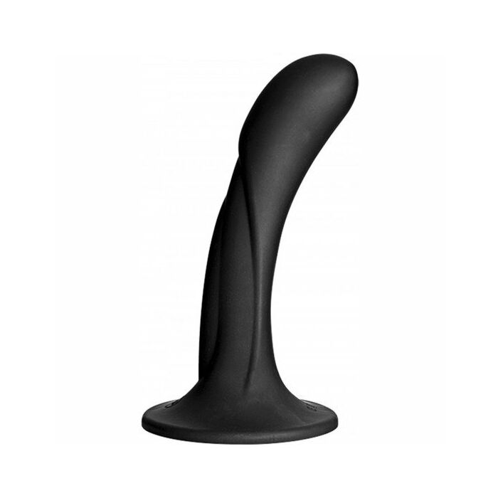 Vac-u-lock g-spot silicone dong - black