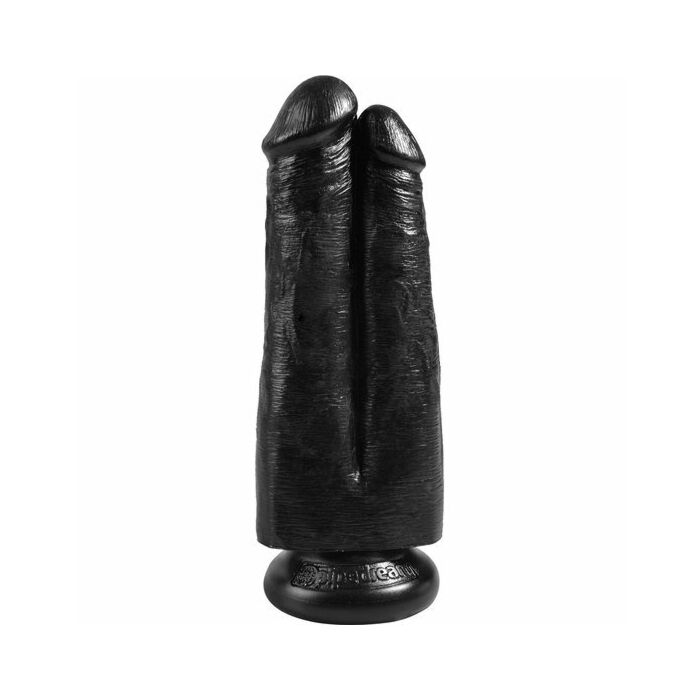 Two cocks one hole 7 inch - black