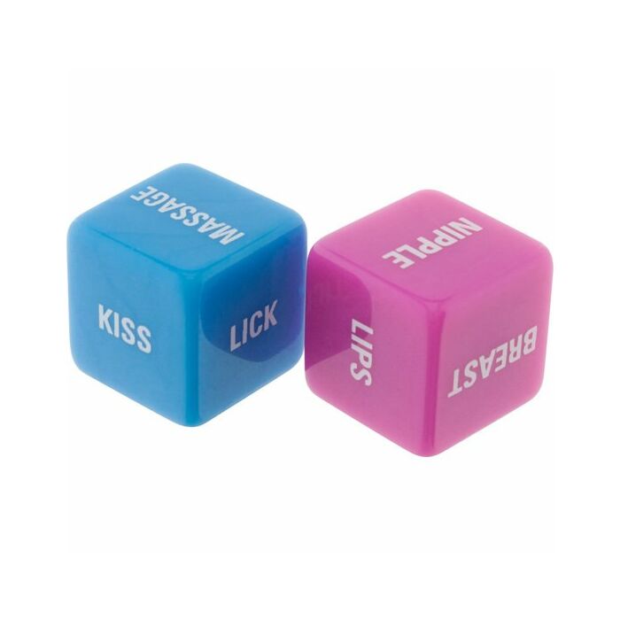 Lovers dice pink/blue